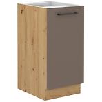 Bologna kuhinjski element 1 vrata 40d 1f bb 40x52x82 cm sivi hrast/artisan hrast