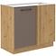 Bologna kuhinjski element 1 vrata 105. 1f bb 90x52x82 cm sivi hrast/artisan hrast