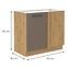 Bologna kuhinjski element 1 vrata 105. 1f bb 90x52x82 cm sivi hrast/artisan hrast,2