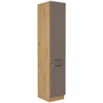 Bologna kuhinjski element 2 vrata 40dk-210 2f 40x55x210 cm sivi hrast/artisan hrast