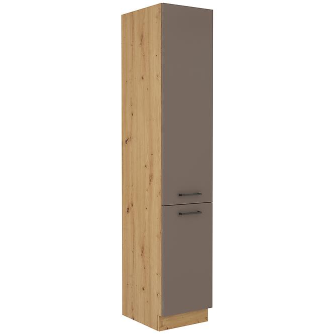 Bologna kuhinjski element 2 vrata 40dk-210 2f 40x55x210 cm sivi hrast/artisan hrast