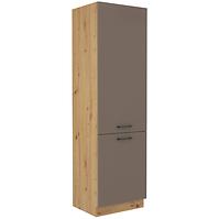 Bologna kuhinjski element 2 vrata 60lo-210 2f 60x55x210 cm sivi hrast/artisan hrast