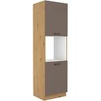 Bologna kuhinjski element 2 vrata 60dp-210 2f 60x55x210 cm sivi hrast/artisan hrast