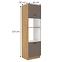 Bologna kuhinjski element 2 vrata 60dpm-210 2f 60x55x210 cm sivi hrast/artisan hrast,2