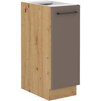 Bologna kuhinjski element 1 vrata 30d cargo bb 30x50x82 cm sivi hrast/artisan hrast