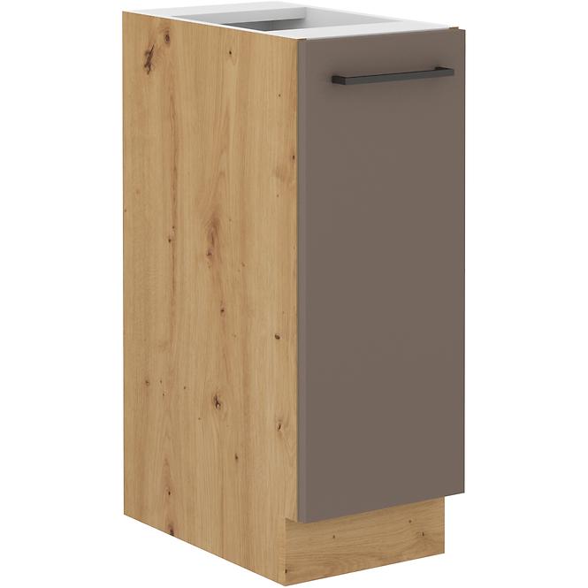 Bologna kuhinjski element 1 vrata 30d cargo bb 30x50x82 cm sivi hrast/artisan hrast