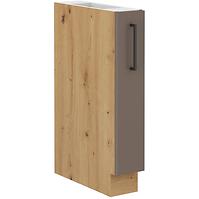 Bolognakuhinjski element 1 vrata 15d cargo bb 15x50x82 cm sivi hrast/artisan hrast