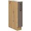 Bolognakuhinjski element 1 vrata 15d cargo bb 15x50x82 cm sivi hrast/artisan hrast