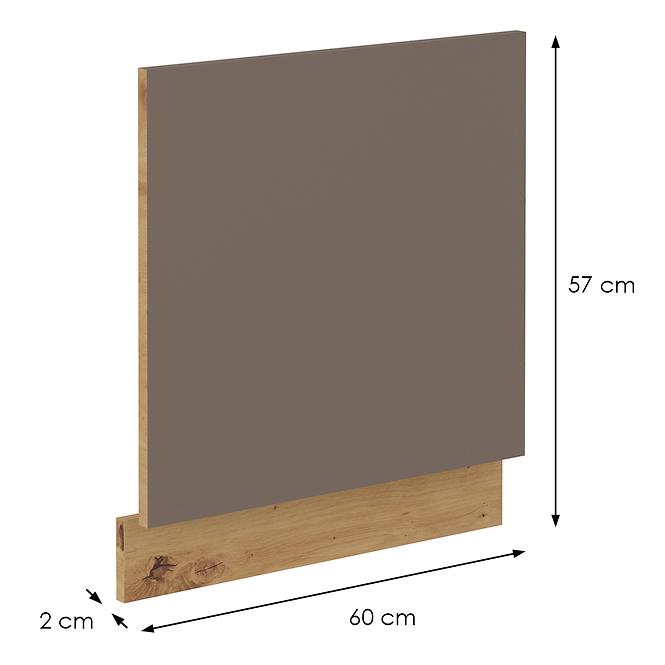 Bologna za perilicu 59,6x2x57 cm sivi hrast