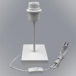 Stolna lampa bijela četvrtasta 2907/LSN-B-1