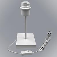 Stolna lampa bijela četvrtasta 2907/LSN-B-1