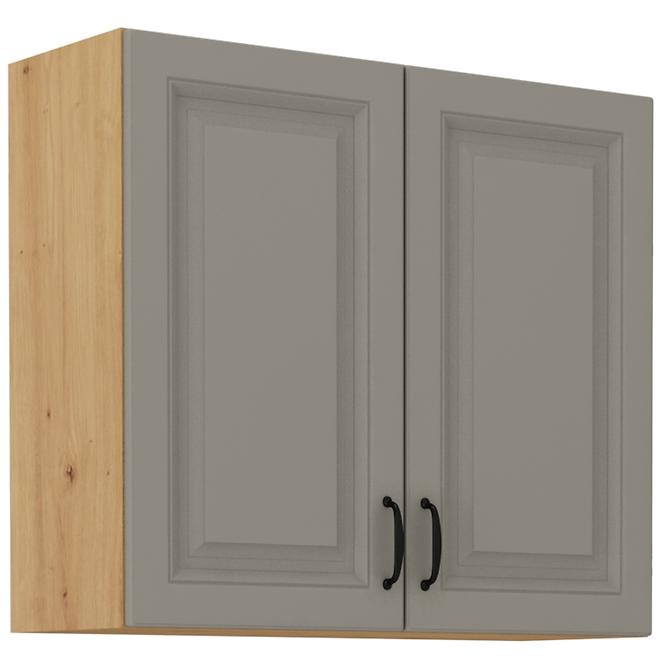 Stilo 2f kuhinjski element 2 vrata 80x31x72 cm siva/natur (artisan hrast)
