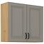Stilo 2f kuhinjski element 2 vrata 80x31x72 cm siva/natur (artisan hrast)