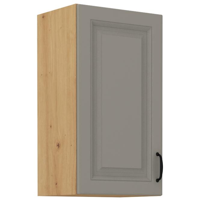 Stilo 1f kuhinjski element 1 vrata 40x31x72 cm siva/natur (artisan hrast)