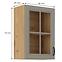 Stilo 1f kuhinjski element 1 vrata 40x31x72 cm siva/natur (artisan hrast),2