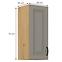 Stilo 1f kuhinjski element 1 vrata 30x31x72 cm siva/natur (artisan hrast),2