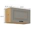 Stilo 1f kuhinjski element 1 vrata 60x31x36 cm siva/natur (artisan hrast),2