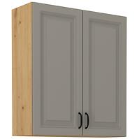 Stilo 2f kuhinjski element 2 vrata 80x31x90 cm siva/natur (artisan hrast)