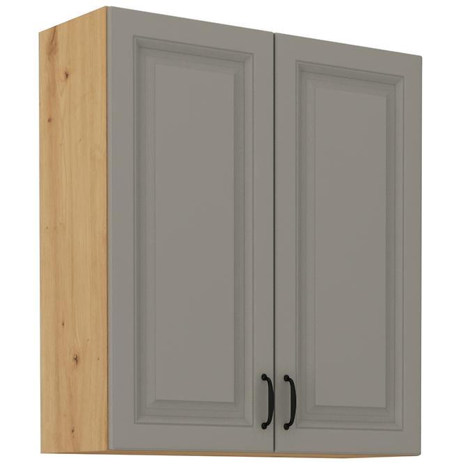 Stilo 2f kuhinjski element 2 vrata 80x31x90 cm siva/natur (artisan hrast)
