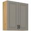 Stilo 2f kuhinjski element 2 vrata 80x31x90 cm siva/natur (artisan hrast)