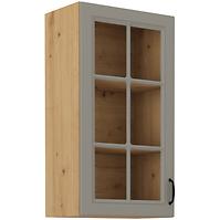 Stilo 1f kuhinjski element 1 vrata 40x31x90 cm siva/natur (artisan hrast)