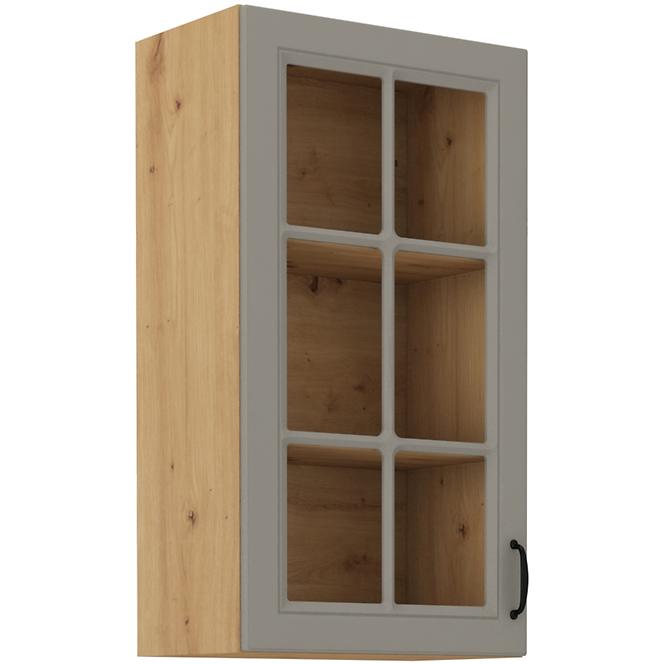Stilo 1f kuhinjski element 1 vrata 40x31x90 cm siva/natur (artisan hrast)