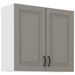 Stilo 2f kuhinjski element 2 vrata 80x31x72 cm siva/bijela