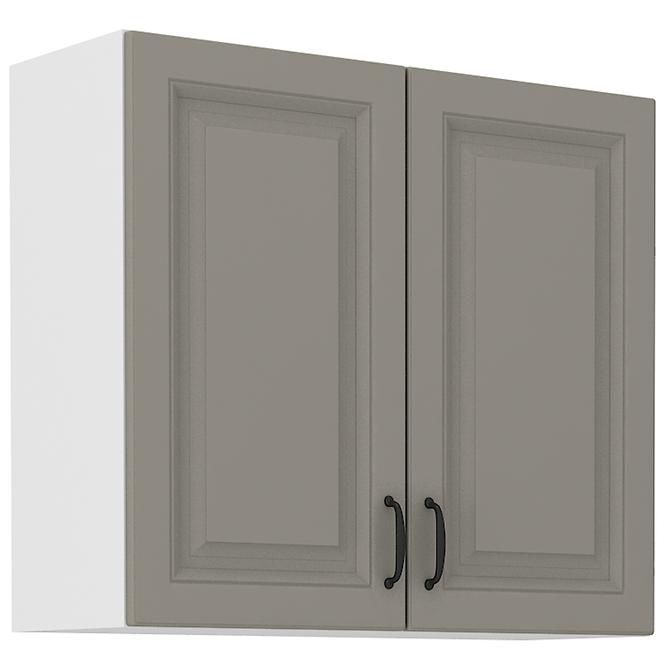 Stilo 2f kuhinjski element 2 vrata 80x31x72 cm siva/bijela