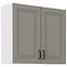 Stilo 2f kuhinjski element 2 vrata 80x31x72 cm siva/bijela