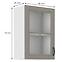Stilo 1f kuhinjski element 1 vrata 40x31x72 cm siva/bijela,2