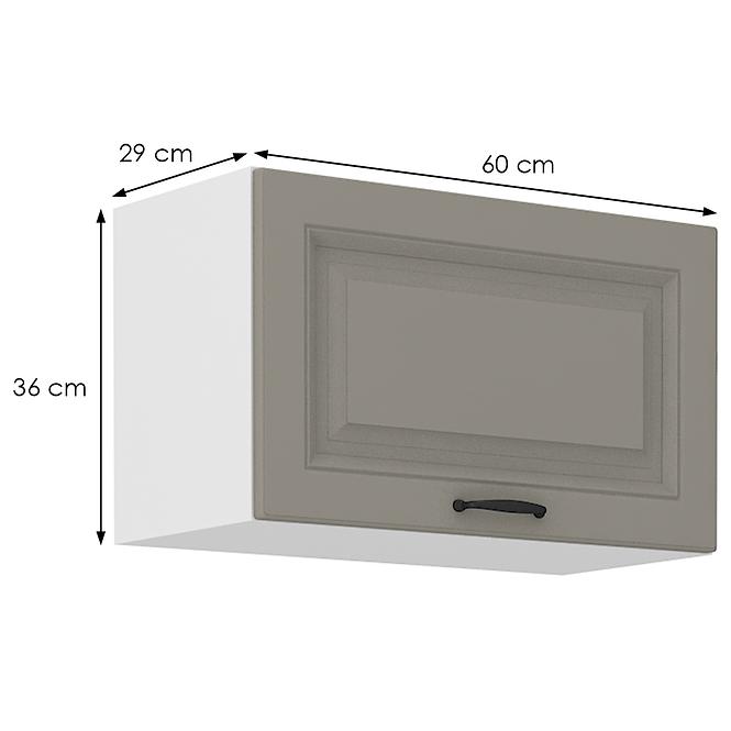 Stilo 1f kuhinjski element 1 vrata 60x31x36 cm siva/bijela