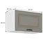 Stilo 1f kuhinjski element 1 vrata 60x31x36 cm siva/bijela,2