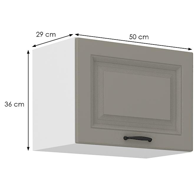 Stilo 1f kuhinjski element 1 vrata 50x31x36 cm siva/bijela