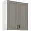 Stilo 2f kuhinjski element 2 vrata 80x31x90 cm siva/bijela