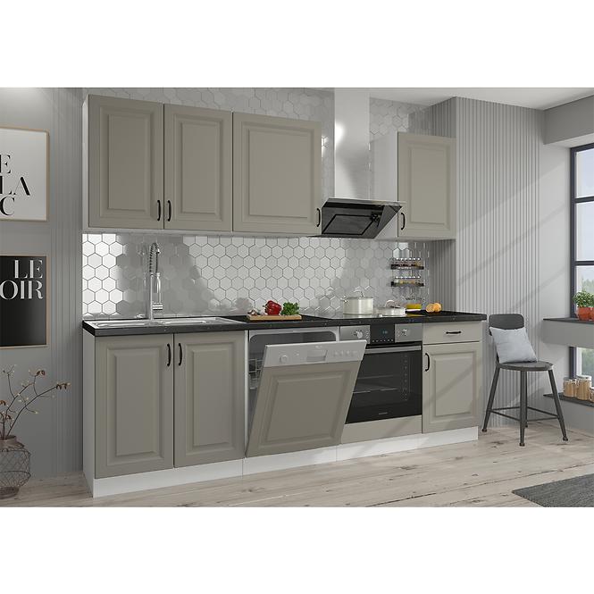 Stilo 1f kuhinjski element 1 vrata 40x31x90 cm siva/bijela