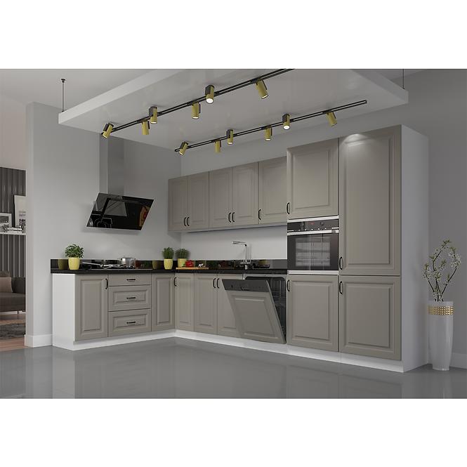 Stilo 1f kuhinjski element 1 vrata 40x31x90 cm siva/bijela