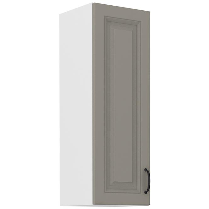 Stilo 1f kuhinjski element 1 vrata 30x31x90 cm siva/bijela