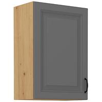 Stilo 1f kuhinjski element 1 vrata 50x31x72 cm tamno siva/natur (artisan hrast)