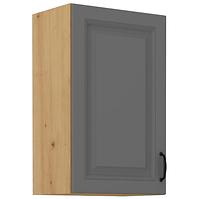 Stilo 1f kuhinjski element 1 vrata 45x31x72 cm tamno siva/natur (artisan hrast)