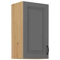 Stilo 1f kuhinjski element 1 vrata 40x31x72 cm tamno siva/natur (artisan hrast)
