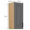Stilo 1f kuhinjski element 1 vrata 30x31x72 cm tamno siva/natur (artisan hrast),2