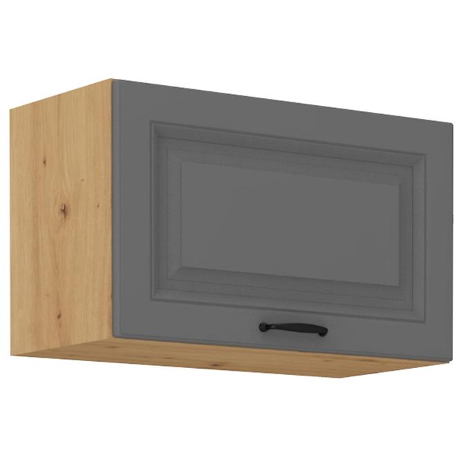 Stilo 1f kuhinjski element 1 vrata 60x31x36 cm tamno siva/natur (artisan hrast)