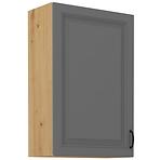 Stilo 1f kuhinjski element 1 vrata 60x31x90 cm tamno siva/natur (artisan hrast)