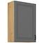 Stilo 1f kuhinjski element 1 vrata 60x31x90 cm tamno siva/natur (artisan hrast)