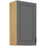 Stilo 1f kuhinjski element 1 vrata 50x31x90 cm tamno siva/natur (artisan hrast)