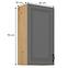 Stilo 1f kuhinjski element 1 vrata 50x31x90 cm tamno siva/natur (artisan hrast),2