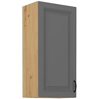 Stilo 1f kuhinjski element 1 vrata 45x31x90 cm tamno siva/natur (artisan hrast)