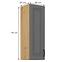 Stilo 1f kuhinjski element 1 vrata 40x31x90 cm tamno siva/natur (artisan hrast),2