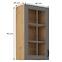 Stilo 1f kuhinjski element 1 vrata 40x31x90 cm tamno siva/natur (artisan hrast),2