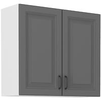 Stilo 2f kuhinjski element 2 vrata 80x31x72 cm tamno siva/bijela